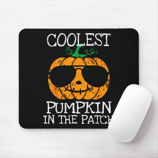 Kids Coolest Pumpkin In The Patch Halloween Boys G Mousepad (Mit Mouse)
