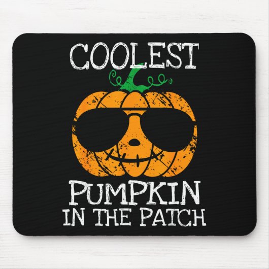 Kids Coolest Pumpkin In The Patch Halloween Boys G Mousepad (Vorne)