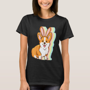 Kids Corgi Bunny Oars Ostertag Niedlicher Hund Wel T-Shirt