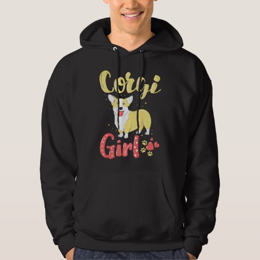 Kids Corgi Hoodie (Vorderseite)