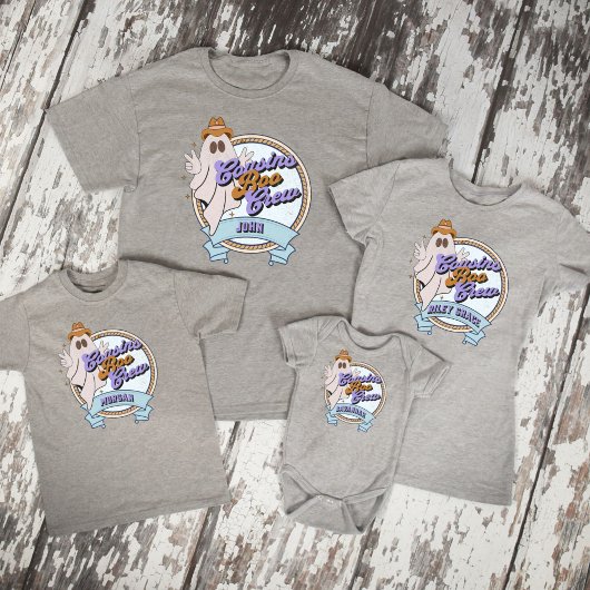 Kids Cousin Crew Retro Ghost Halloween Match T-Shirt