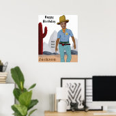 Kids Cowboy Special Sheriff Original ADD Foto Poster (Heimbüro)