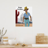 Kids Cowboy Special Sheriff Original ADD Foto Poster (Küche)