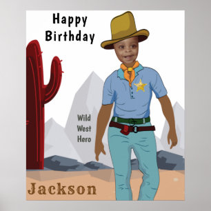 Kids Cowboy Special Sheriff Original ADD Foto Poster
