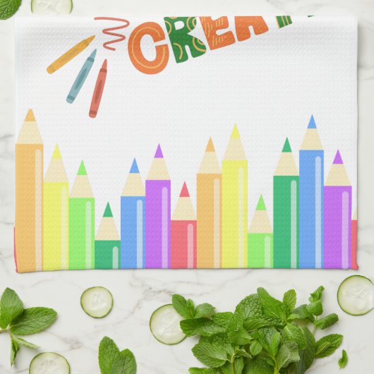 Kid's Create Art Geschirrtuch (Gefaltet)