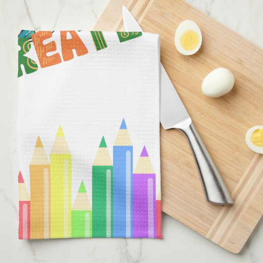 Kid's Create Art Geschirrtuch (Viertel Falte)