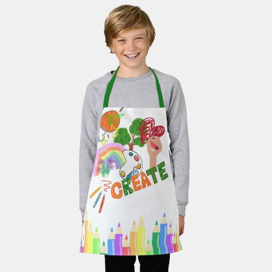 Kid's Create Art Schürze (Getragen)