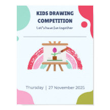 Kids Creative Drawing Poster