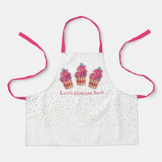 Kid's Cupcake Shop individuell anpassen Schürze (Vorderseite)