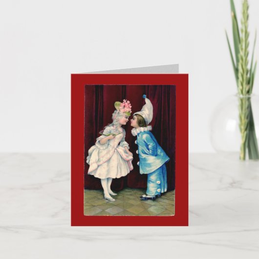 Kids Curtsy CHANGE FARBE ~ Karte (Vorderseite)