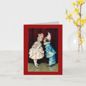 Kids Curtsy CHANGE FARBE ~ Karte (Gelbe Blume)
