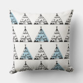 Kids Cushions - Blue Teepee Kissen (Rückseite)