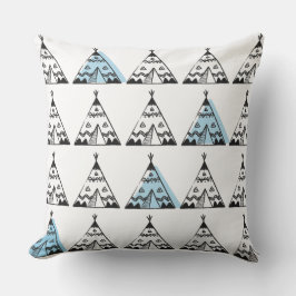 Kids Cushions - Blue Teepee Kissen