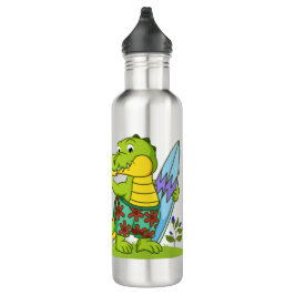Kids Custom Alligator Stainless Steel Water Bottl Edelstahlflasche