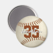Kids Custom Baseball Softball personalisiert Magnet (Vorderseite/Rückseite)