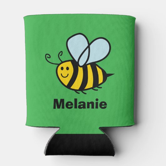 Kid's custom can coolers mit niedlicher Hummel Dosenkühler (Rückseite)