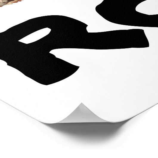 Kids Custom Construction Truck - Red Road Roller Poster (Ecke)