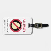 Kids Custom Egg Allergie Emergency Gepäckanhänger (Vorderseite horizontal)