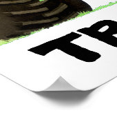 Kids Custom Green Traktor Poster (Ecke)