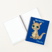 Kids Custom Kangaroo Sketch Notebook Notizblock (Innenseite)