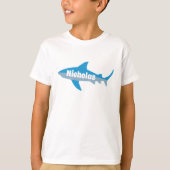 Kid's Custom Shark Logo T - Shirt (Vorderseite)