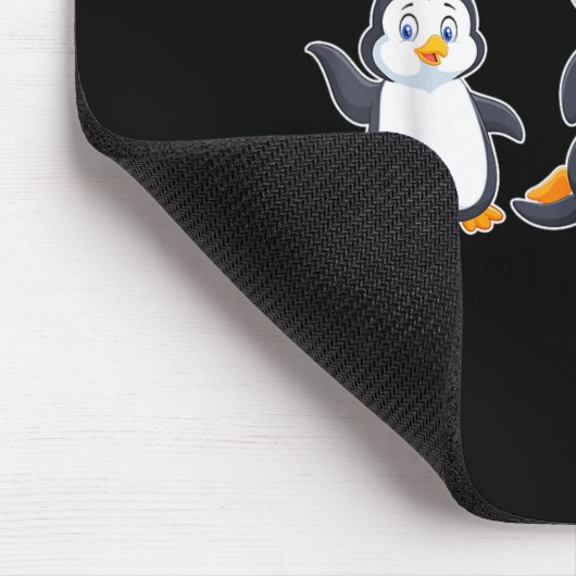 Kids Cute Animal Penguin Mousepad (Ecke)