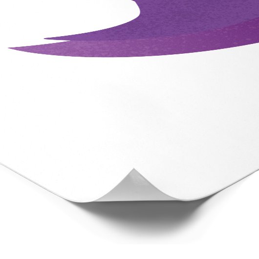 Kids cute birdy  poster (Ecke)