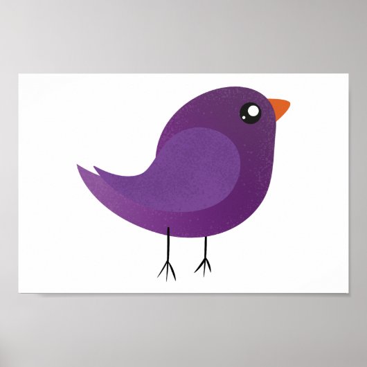 Kids cute birdy poster (Vorne)