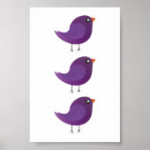 Kids cute birdy poster (Vorne)