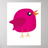 Kids cute birdy   poster (Vorne)