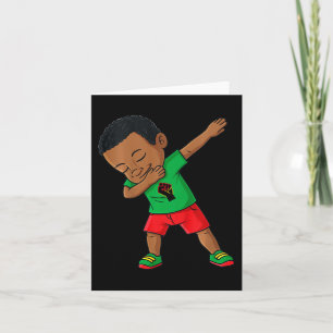 Kids Dabbing Black King Juneteenth Melanin Brown S Karte