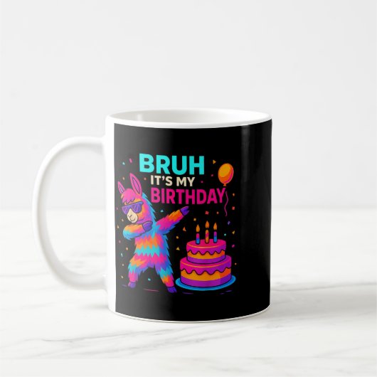 Kids Dabbing Llama Birthday Funny Bday Party Tee Kaffeetasse (Links)