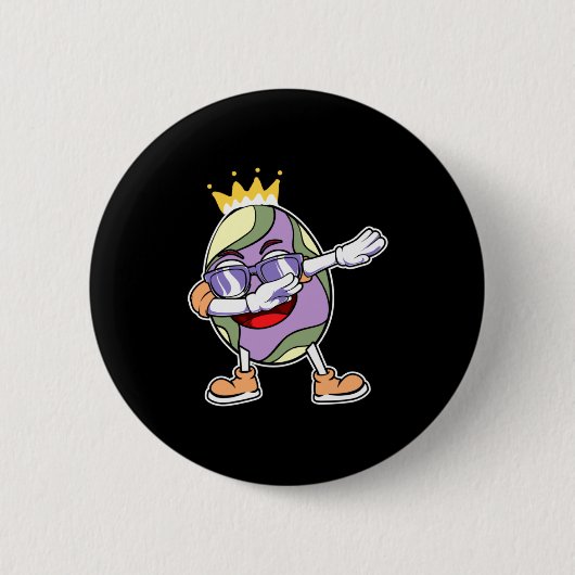 Kids Dabbing Osterei Dab Button (Vorderseite)