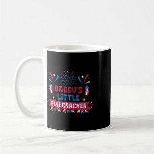 Kids Daddy Kleine Knallkörper Unabhängigkeitstag F Kaffeetasse