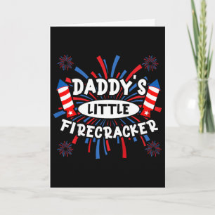 Kids Daddy Kleine Knallkörper Unabhängigkeitstag F Karte