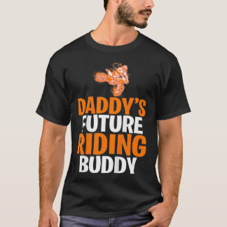 Kids Daddys Future Riding Buddy Motocross Kinder T-Shirt