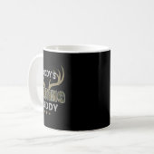 Kids Daddy's Hunting Buddy Funny Daughter Son Futu Kaffeetasse (Vorderseite Links)
