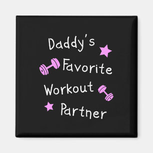 Kids Daddy's Lieblings-Workout-Partner - Kinder Ni Magnet