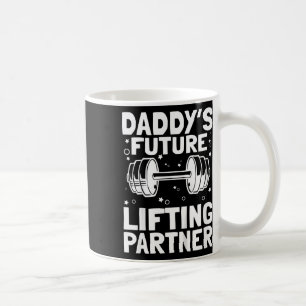 Kids Daddy's Lifting Partner Strength Gym Funny Bo Kaffeetasse