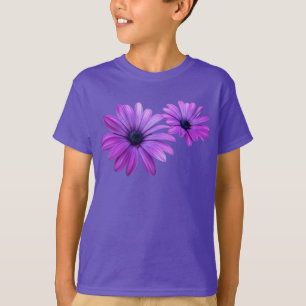 Kid's Daisy T - Shirt Bio Lila Blume Shirt