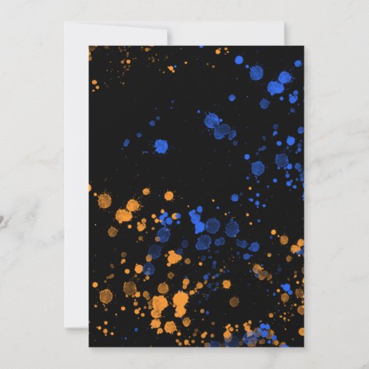 Kids Dart Battle Party Geburtstag Einladung (Rückseite)