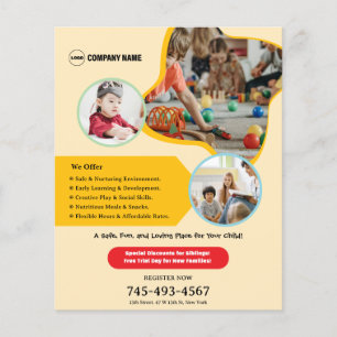 Kids Daycare Custom Flyer