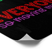 Kids Dear Teacher I Talk To Everyone Poster (Ecke)