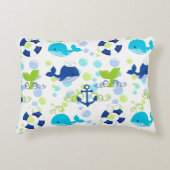 Kids der grünen Marine Zierkissen (Vorderseite)