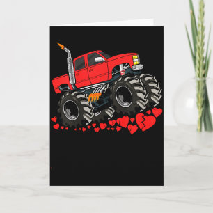 Kids, die Herzen zerquetschen Valentinstag Monster Karte