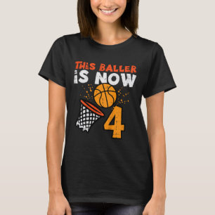 Kids Dieser Ller Ist Jetzt 4 Sketll 4. Geburtstag T-Shirt