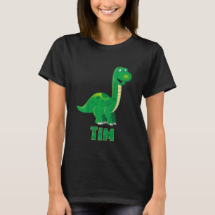 Kids Dino dinosaurier Name Tim T-Shirt