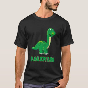 Kids Dino dinosaurier Name valentine T-Shirt