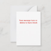 Kids Dino-Mite Valentinstag Mitteilungskarte (Rückseite)