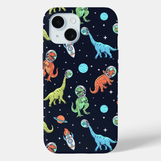 Kids Dinosaur Astronaut Pattern Case-Mate iPhone Hülle (Rückseite)